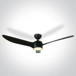 STROPNI VENTILATOR 40W LED 22W CCTV IP20 230V ČRN DM6306/B/V