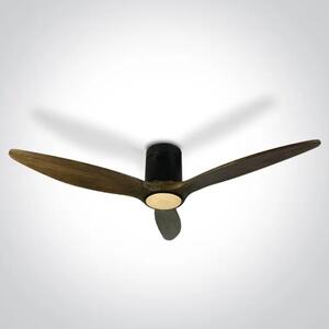 STROPNI VENTILATOR 25W LED 22W CCTV IP20 230V TEMEN LES DM6312DC/B/V