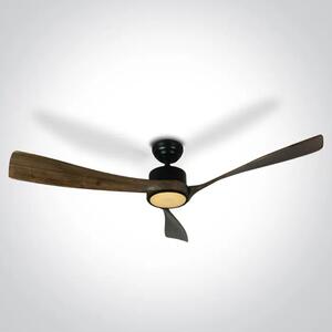 STROPNI VENTILATOR 40W LED 22W CCTV IP20 230V TEMEN LES DM6314D/B/V