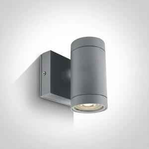 STENSKA SVETILKA 1X35W GU-10 IP54 SIVA DM67130E/G