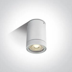 STROPNA SVETILKA 1×GU10/35W/230V/6,5x9,5cm/IP54 BELA DM67130C/W