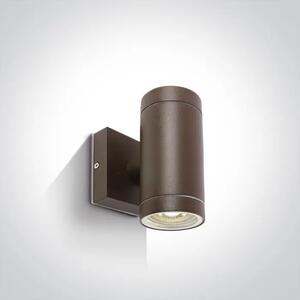 STENSKA SVETILKA 2×GU10/35W/230V IP54 RJAVA DM67130/BR