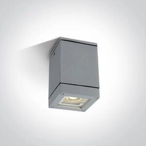 STROPNA SVETILKA 1xGU10/35W/230V/IP54 SIVA DM67130D/G
