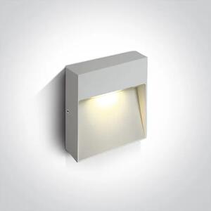 LED STENSKA SVETILKA 9W/230V/IP54 BELA DM67360A/W/W