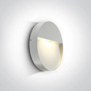 LED STENSKA SVETILKA 9W/230V/IP54 BELA DM67360/W/W