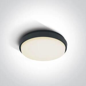 STROPNA SVETILKA LED/20W/1600lm/3000K/fi:238mm/230V IP54 ANTRACITNA DM67362/AN/W