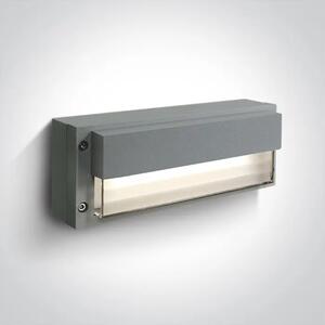 STENSKA SVETILKA LED/30×0,1W/3000K/230V IP54 SIVA DM67176/G/W