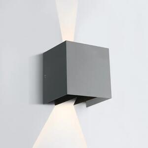 STENSKA SVETILKA LED 2x3W/3000K/2x210lm/230V/IP54 SIVA DM67340A/G/W#