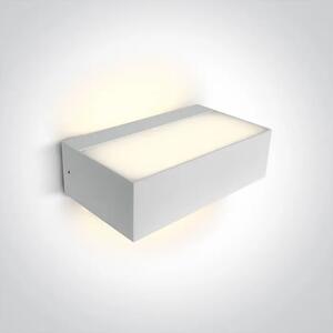 LED STENSKA SVETILKA 2x4,5W/3000K/2x315lm/230V/IP54 BELA DM67362C/W/W#