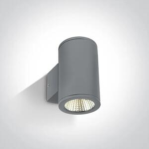 STENSKA SVETILKA LED/12×1W/3000K/240V IP54 SIVA DM67138/G/W
