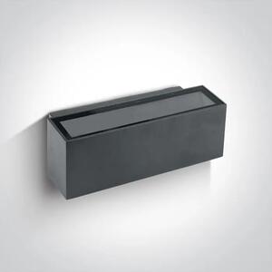 LED STENSKA SVETILKA 2x6W/3000K/2x420lm/230V/IP54 ANTRACIT DM67374A/AN/W