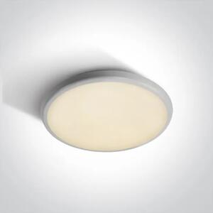 STROPNA SVETILKA LED 18W/3000K/1350lm/240V IP54 BELA DM67368/W/W