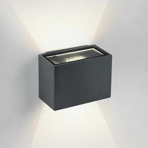 LED STENSKA SVETILKA 2x3W/3000K/2x210lm/230V/IP54 ANTRACIT DM67374/AN/W