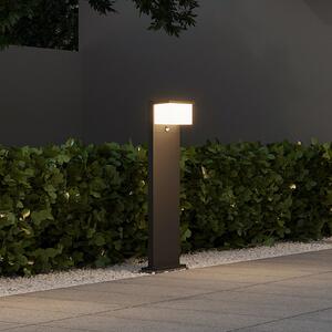Trio Lighting Nestos LED luč za osvetlitev poti s senzorjem gibanja, IP54, Črna, Kovina, Sodobni