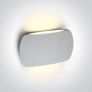 STENSKA SVETILKA LED/2×6W/3000K/2x420lm/230V/IP54 BELA DM67378A/W/W