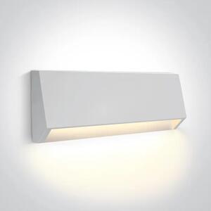 ZUNANJA STENSKA SVETILKA LED 4W/2700K-3300K-4000K/220lm/220x80x37mm/IP65 BELA DM67386C/W/V