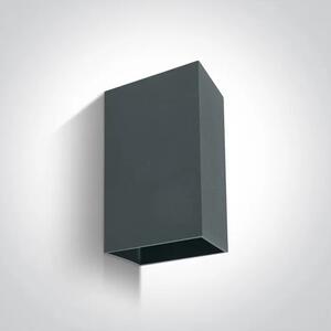 STENSKA SVETILKA LED 2X3W/3000K/IP54 ANTRACIT DM67398A/AN/W