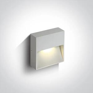 STENSKA SVETILKA LED 3W/3000K/IP54 BELA DM67359A/W/W