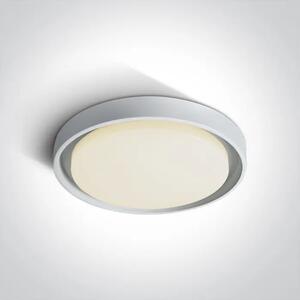 STROPNA SVETILKA LED 30W/3000K/2500lm 100-230V IP54 BELA DM67384/W/W