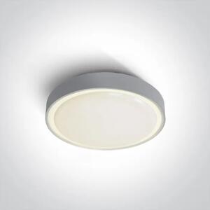 STROPNA SVETILKA LED 1×E27/18W/PLC/230V IP65 SIVA DM67280E/G