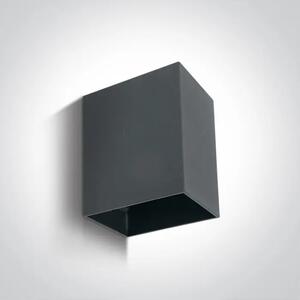 STENSKA SVETILKA LED 3W/3000K/200lm/230V/IP54/68x107x90mm ANTRACIT DM67398/AN/W
