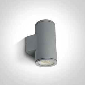STENSKA SVETILKA 2xGU10 35W IP54 SIVA DM67400B/G