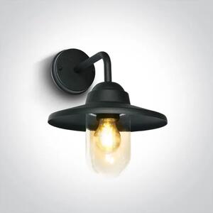 STENSKA SVETILKA E27 40W ČRNA IP44 DM67408/B