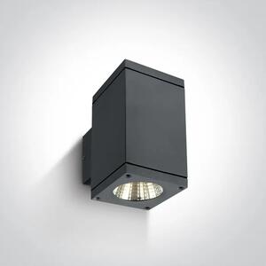 STENSKA SVETILKA LED 2x6W/3000K/2x440lm IP54 ANTRACITNA DM67138A/AN/W