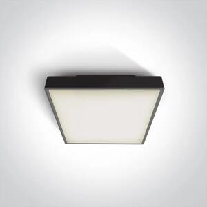 STROPNA SVETILKA LED 1×E27/18W/PLC/230V IP65 ČRNA DM67282E/B