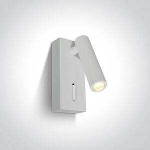 STENSKA SVETILKA LED 3W/3000K/150lm IP20 BELA DM65746/W/W