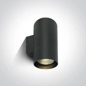 STENSKA SVETILKA LED/2×20W/3000K/2×1400lm/35°/230V IP65 ANTRACITNA DM67138L/AN/W