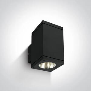 STENSKA SVETILKA LED 2x6W/2x440lm IP54 ČRNA DM67138A/B/W