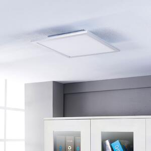 Lindby LED panel Livel, komplet 2, CCT, 40 cm x cm, daljinski upravljalnik, zatemnjen, Kovinska, Kuhinja, Plastika, Sodobni