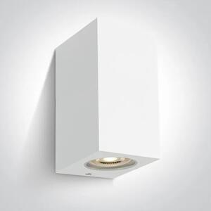 STENSKA SVETILKA 2xGU10/maks.2x6W/ABS+PC/IP65 BELA DM67142K/W