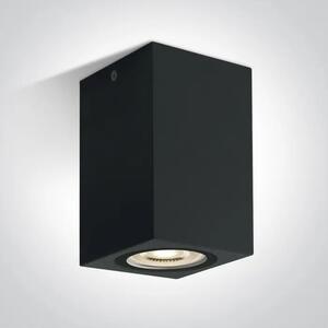 STROPNA SVETILKA 1×GU10/10W IP65 ČRNA DM67142D/B