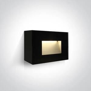 STENSKA SVETILKA IP65 LED 4W WW 230V ČRNA DM67076/B/W