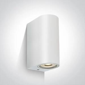 STENSKA SVETILKA 2XGU-10 IP65 BELA DM67142G/W