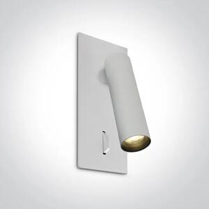 STENSKA SVETILKA LED 3W/3000K/150lm IP20 BELA VGRADNA DM65746R/W/W