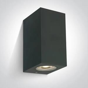 STENSKA SVETILKA 2xGU10/max.2x6W/ABS+PC/IP65 ANTRACIT DM67142K/AN