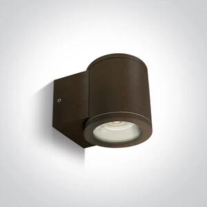 STENSKA SVETILKA 1xGU10 35W IP54 RJAVA RUSTIKALNA DM67400A/BR