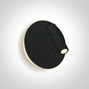 STENSKA SVETILKA LED 3W + 5W WW IP20 230V DVE LUČI ČRNE DM65746B/B/W