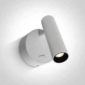 STENSKA SVETILKA LED 3W WW IP20 230V BELA DM65738/W/W