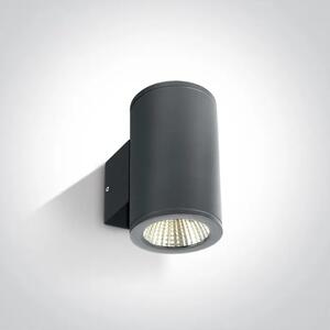 STENSKA SVETILKA LED 2x6W WW IP54 230V ANTRACIT DM67138/AN/W