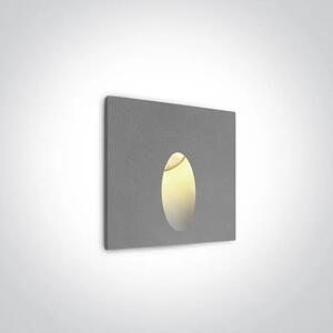 VGRADNA SVETILKA IP54/SIVA/LED 3W/230V 3000K DM68032/G/W