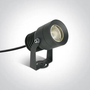 LED REFLEKTOR/10W/3000K/850lm/50°/240V IP65 ANTRACIT DM7046/AN/W