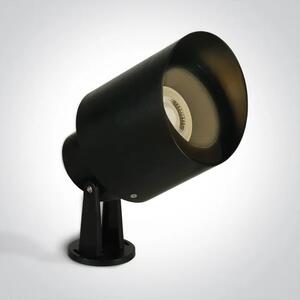 ZUNANJI REFLEKTOR GU10 10W IP65 100-240V ČRN TECHNO DM67204G/B