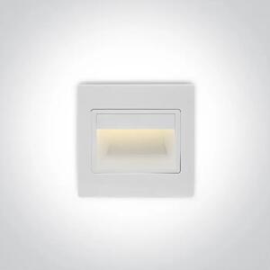 VGRADNA STENSKA SVETILKA LED/1,5W/3000K/240V IP20 BELA DM68007/W/W
