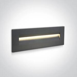 VGRADNA LED SVETILKA/8,5W/3000K/160lm/44°/240V IP65 ANTRACITNA DM68066/AN/W