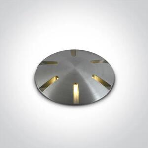 VGRADNA LED SVETILKA 1W/3000K/30lm/24V/350mA IP67 DM69044/AL/W