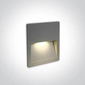 STENSKA SVETILKA LED/3W/3000K/300lm/240V IP65 SIVA DM68068A/G/W